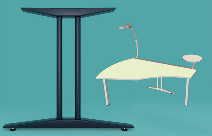 STEEL TABLE-LEGS