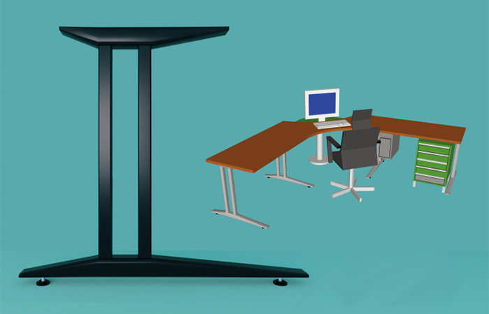 STEEL TABLE-LEGS