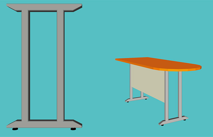 STEEL TABLE-LEGS