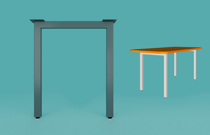 STEEL TABLE-LEGS